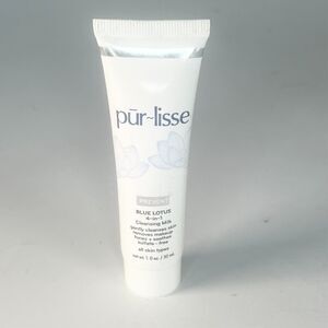 Purlisse Blue Lotus 4-in-1 Cleansing Wash Milk Gentle Travel 1 fl oz 30ml New